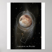 Ik geloof in Pluto Poster (Voorkant)