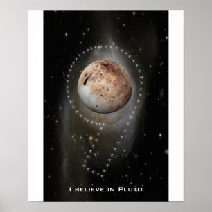 Ik geloof in Pluto Poster