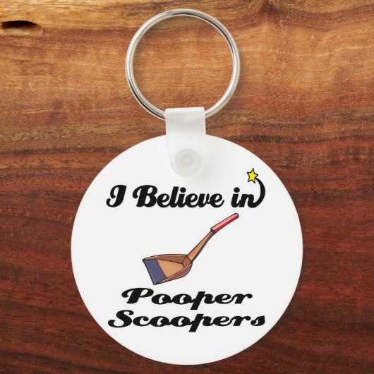 ik geloof in pooper scoopers sleutelhanger (Voorkant)