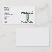 ik geloof in porta potties visitekaartje (Voorkant / Achterkant)