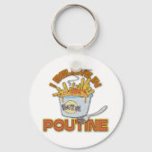 Ik geloof in Poutine Sleutelhanger (Voorkant)