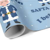 Ik geloof in Safta Claus - Cute Chanukah Cadeaupapier (Rol Hoek)