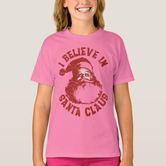 Ik geloof in Santa Claus Shirt (Voorkant)