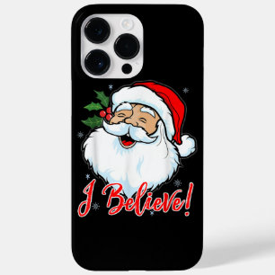 Ik geloof in Santa Claus T-Shirt Funny Kersth Case-Mate iPhone 14 Pro Max Hoesje