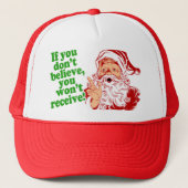 Ik geloof in Santa Claus Trucker Pet (Voorkant)