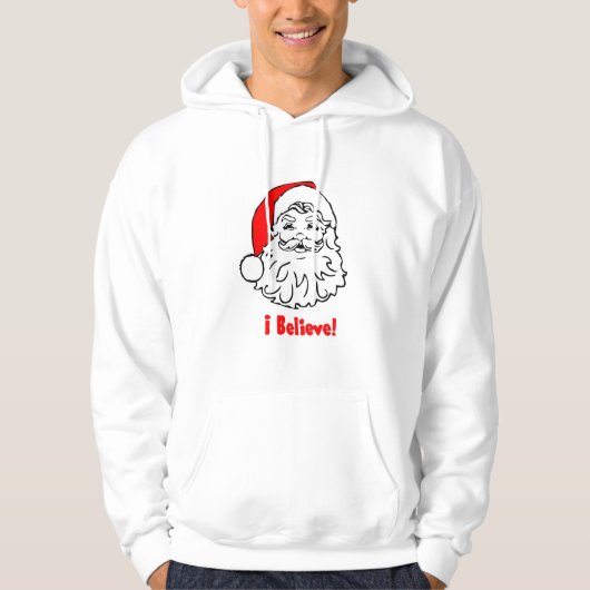 Ik geloof in Santa Clause Hoodie (Voorkant)
