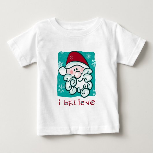 Ik geloof in Santa Kerstmis TShirt (Voorkant)