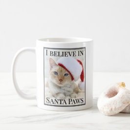 Ik geloof in Santa Paws Schattigee Cat in Santa Ha Koffiemok
