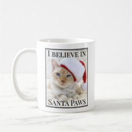 Ik geloof in Santa Paws Schattigee Cat in Santa Ha Koffiemok