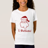 Ik geloof in Santa T-shirt