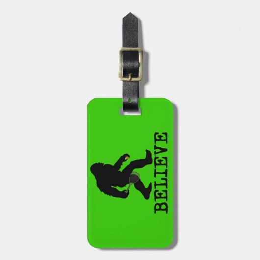 Ik geloof in Sasquatch Bagagelabel (Voorkant verticaal)