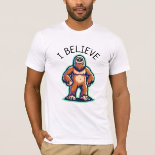 Ik geloof in Sasquatch Bigfoot T-shirt