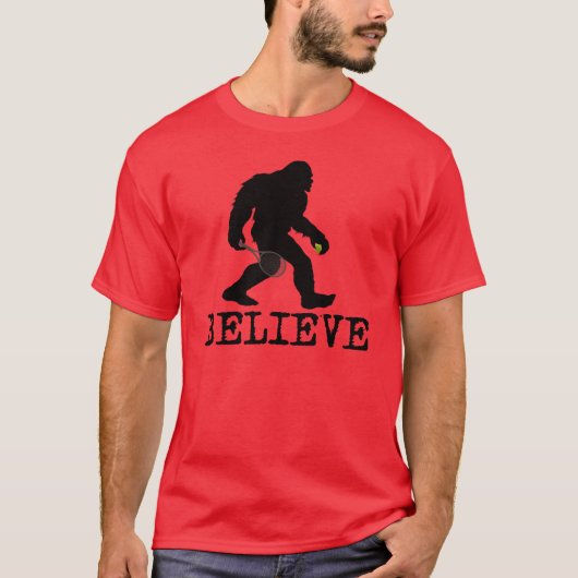 Ik geloof in Sasquatch T-shirt (Voorkant)