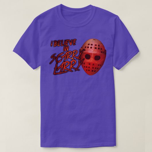 Ik geloof in Scarry Larry T-shirt (Design voorkant)
