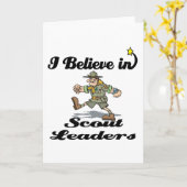 ik geloof in scoutleiders kaart (Gele Bloem)