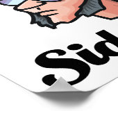 ik geloof in sideburns poster (Hoek)