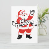 Ik geloof in Sinterklaas - Vintage Kunst Feestdagenkaart (Staand voorkant)