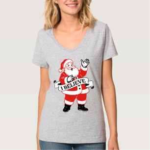 Ik geloof in Sinterklaas - Vintage Kunst T-shirt
