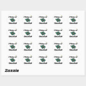 ik geloof in skeeball ronde sticker (Vel)