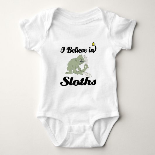 ik geloof in slothaarden romper (Voorkant)