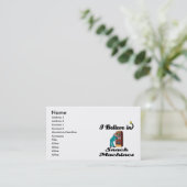 ik geloof in snackmachines visitekaartje (Staand voorkant)