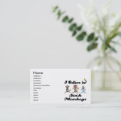 ik geloof in sock - apen visitekaartje (Staand voorkant)