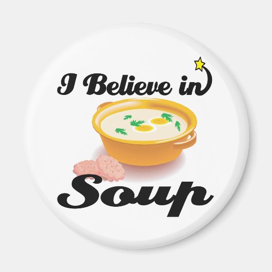 ik geloof in soep magneet (Voorkant)