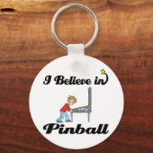 ik geloof in spelbal sleutelhanger (Voorkant)