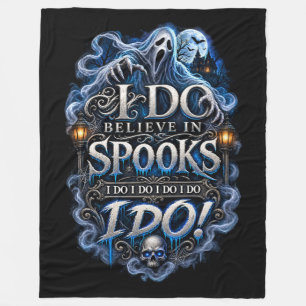 Ik geloof in spoken Halloween Fleece Deken