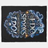 Ik geloof in spoken Halloween Fleece Deken (Voorkant (Horizontaal))