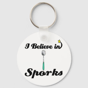 ik geloof in sporks sleutelhanger