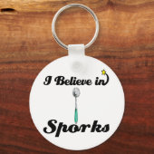 ik geloof in sporks sleutelhanger (Voorkant)