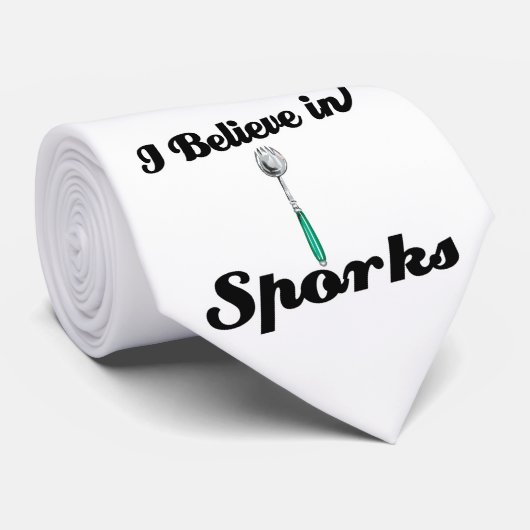 ik geloof in sport stropdas (Opgerold)