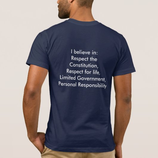 Ik geloof in: t-shirt (Achterkant)
