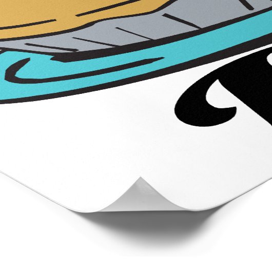 ik geloof in taart poster (Hoek)