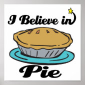 ik geloof in taart poster (Voorkant)