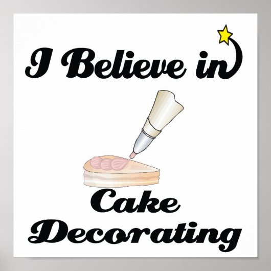 ik geloof in taart voor decoratie (Voorkant)