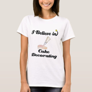 ik geloof in taart voor decoratie t-shirt