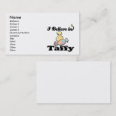 ik geloof in taffy visitekaartje (Voorkant / Achterkant)