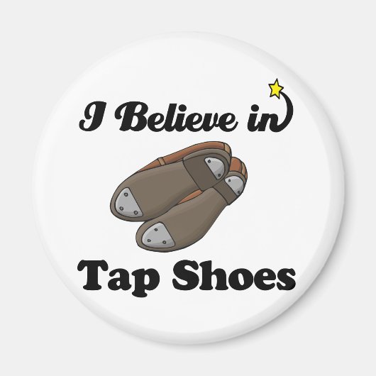 ik geloof in tap schoenen magneet (Voorkant)