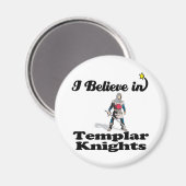ik geloof in templar messghts magneet (Voorkant / Achterkant)