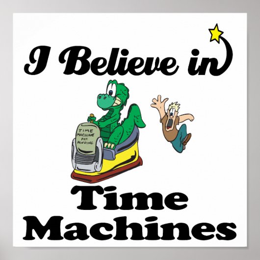 ik geloof in tijdmachines poster (Voorkant)