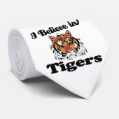 ik geloof in tijgers stropdas (Opgerold)