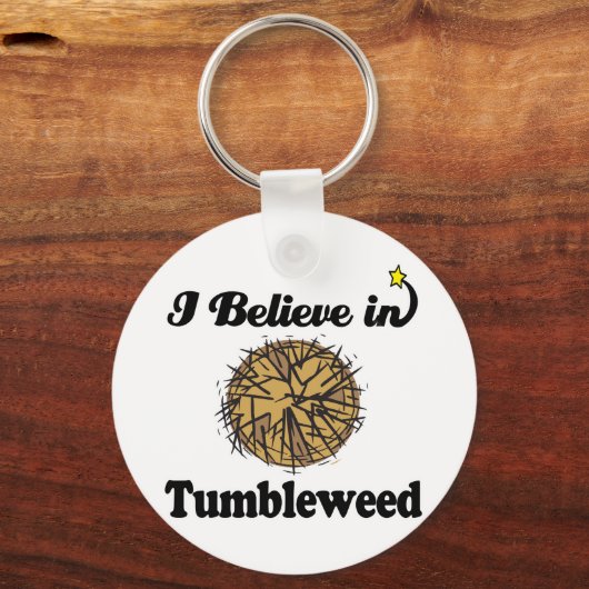 ik geloof in tumbleweed sleutelhanger (Voorkant)