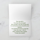 "ik geloof in u" Aanmoediging met Libellen Kaart (Binnen)