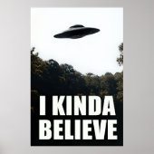 Ik geloof in UFO-Poster - Alien Wall Art Poster (Voorkant)