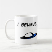 Ik geloof in UFO's Koffiemok (Links)