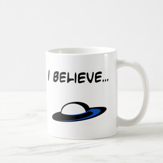 Ik geloof in UFO's Koffiemok (Rechts)