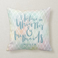 IK GELOOF IN UNICORNS EN MERMAIDS ZEE BLUE