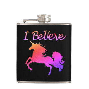 Ik geloof in Unicorns Heupfles